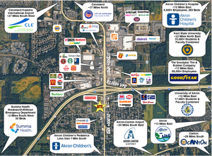 780 High St, Wadsworth, OH - Aerial  map view