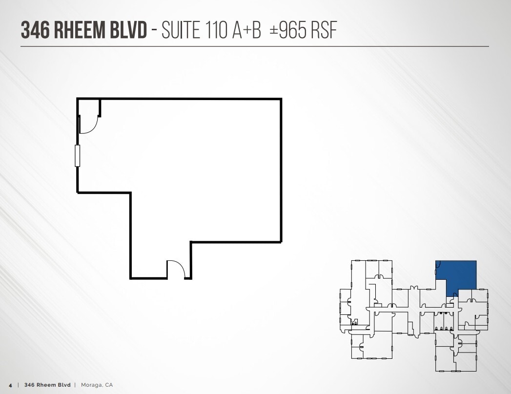 346 Rheem Blvd, Moraga, CA for sale Floor Plan- Image 1 of 1