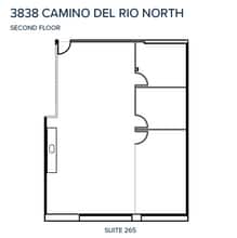 3838 Camino del Rio N, San Diego, CA à louer Plan d’étage- Image 1 de 1