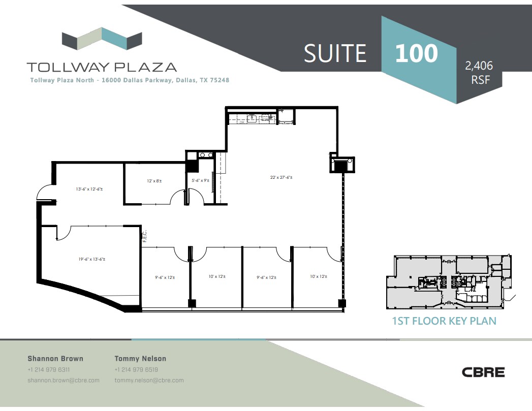 16000 N Dallas Pky, Dallas, TX for lease Floor Plan- Image 1 of 1