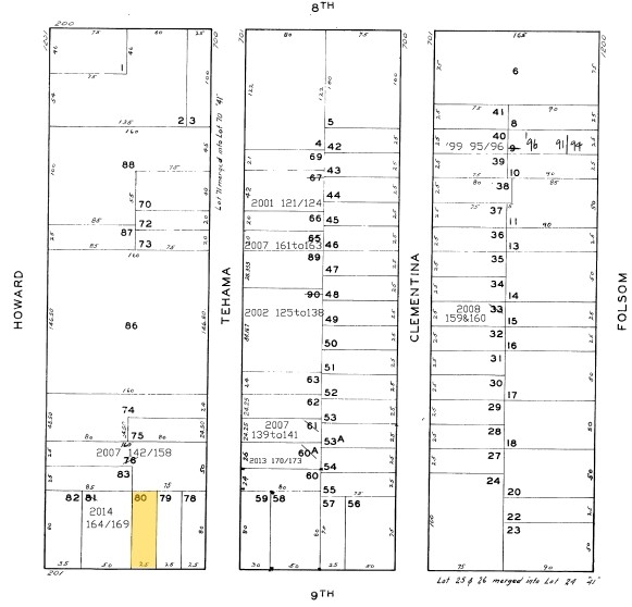 219 9th St, San Francisco, CA for lease - Plat Map - Image 3 of 3