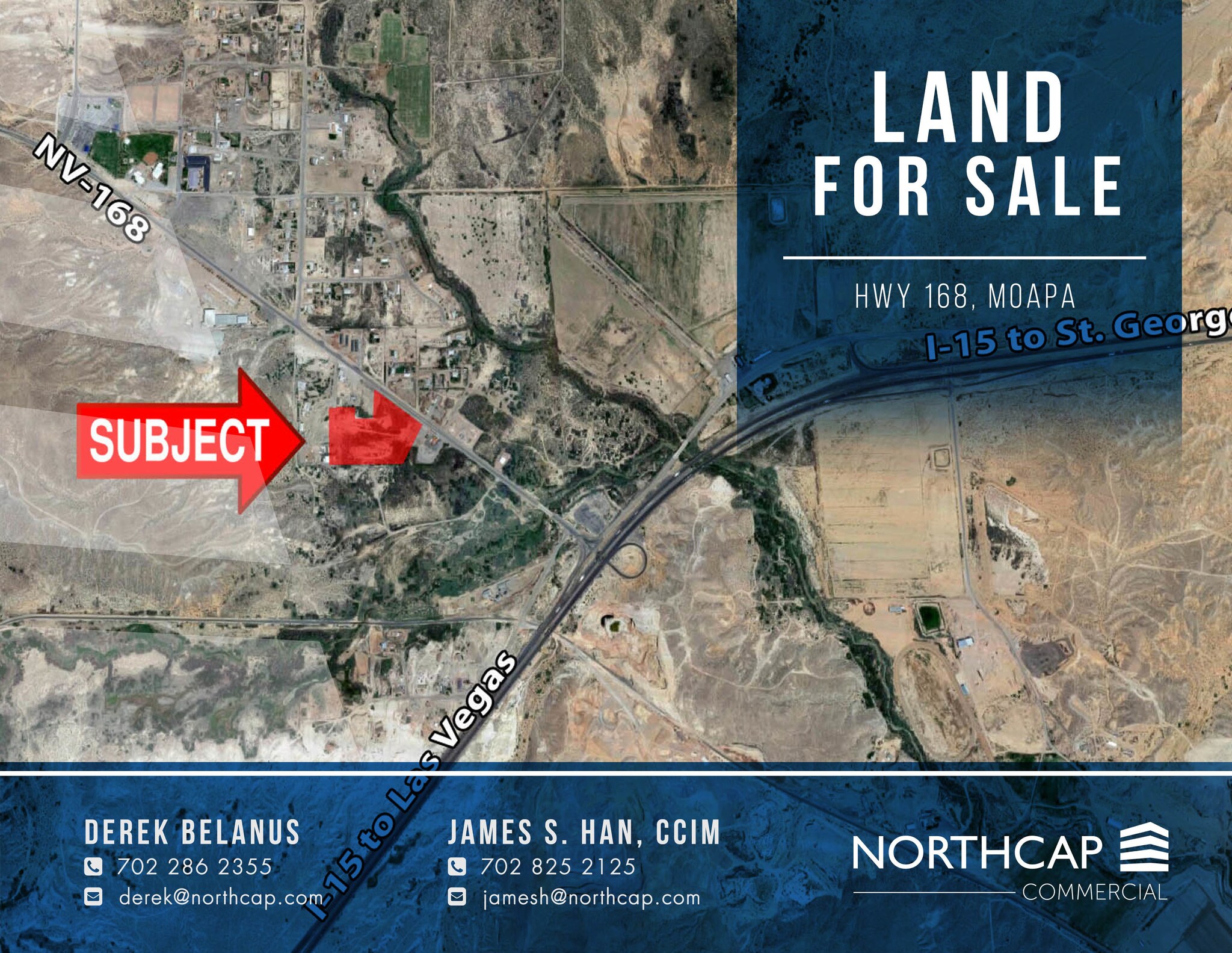 1801 Nv-168, Moapa, NV à vendre Aérien- Image 1 de 3