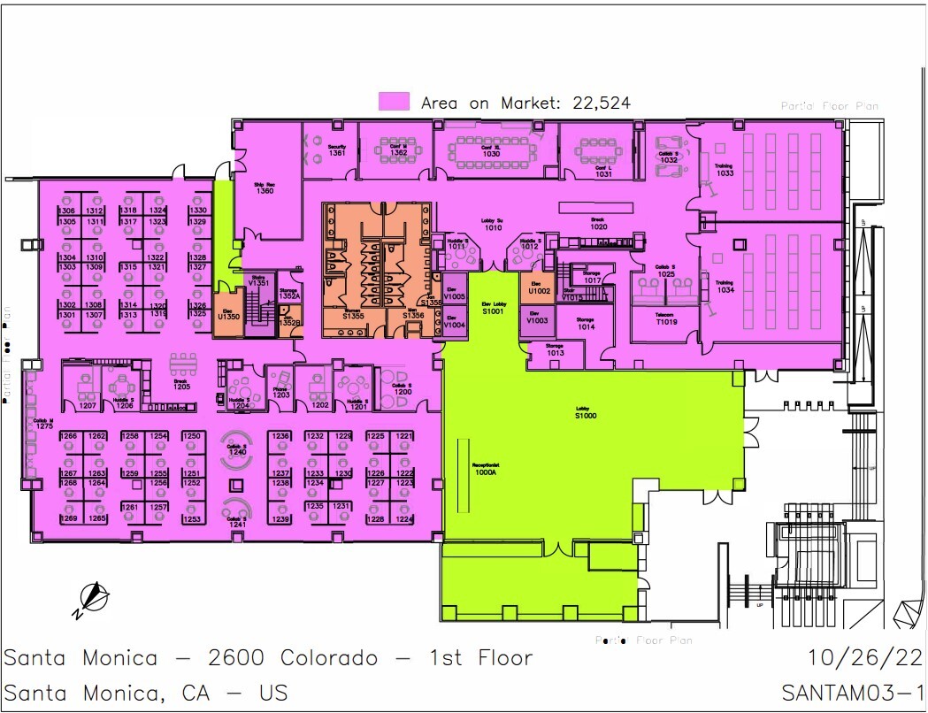 2600-2800 Colorado Ave, Santa Monica, CA for lease Floor Plan- Image 1 of 1