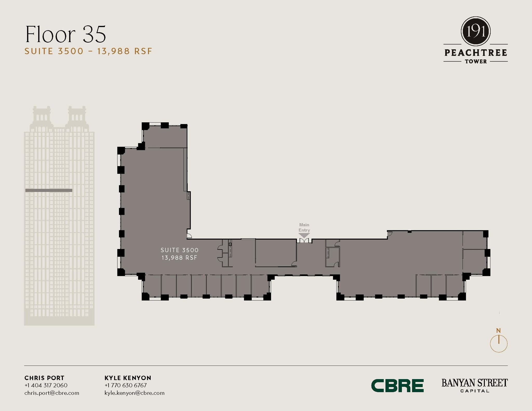 191 peachtree St NE, Atlanta, GA for lease Floor Plan- Image 1 of 1