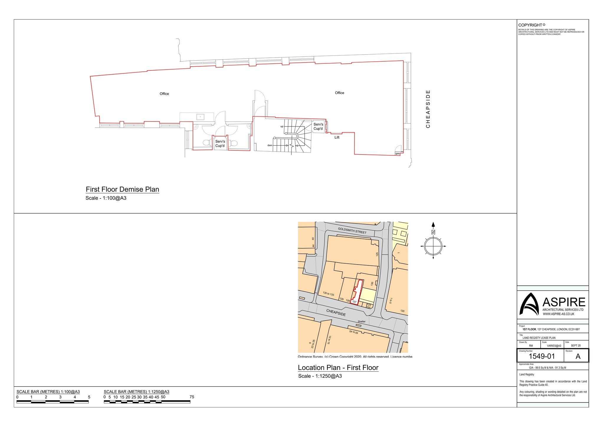 127 Cheapside, London for lease Site Plan- Image 1 of 7
