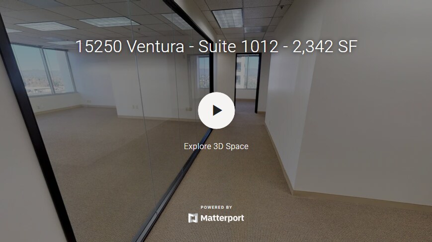 15250 ventura Blvd, Sherman Oaks, CA à louer - Numérisation 3D de Matterport - Image 3 de 10
