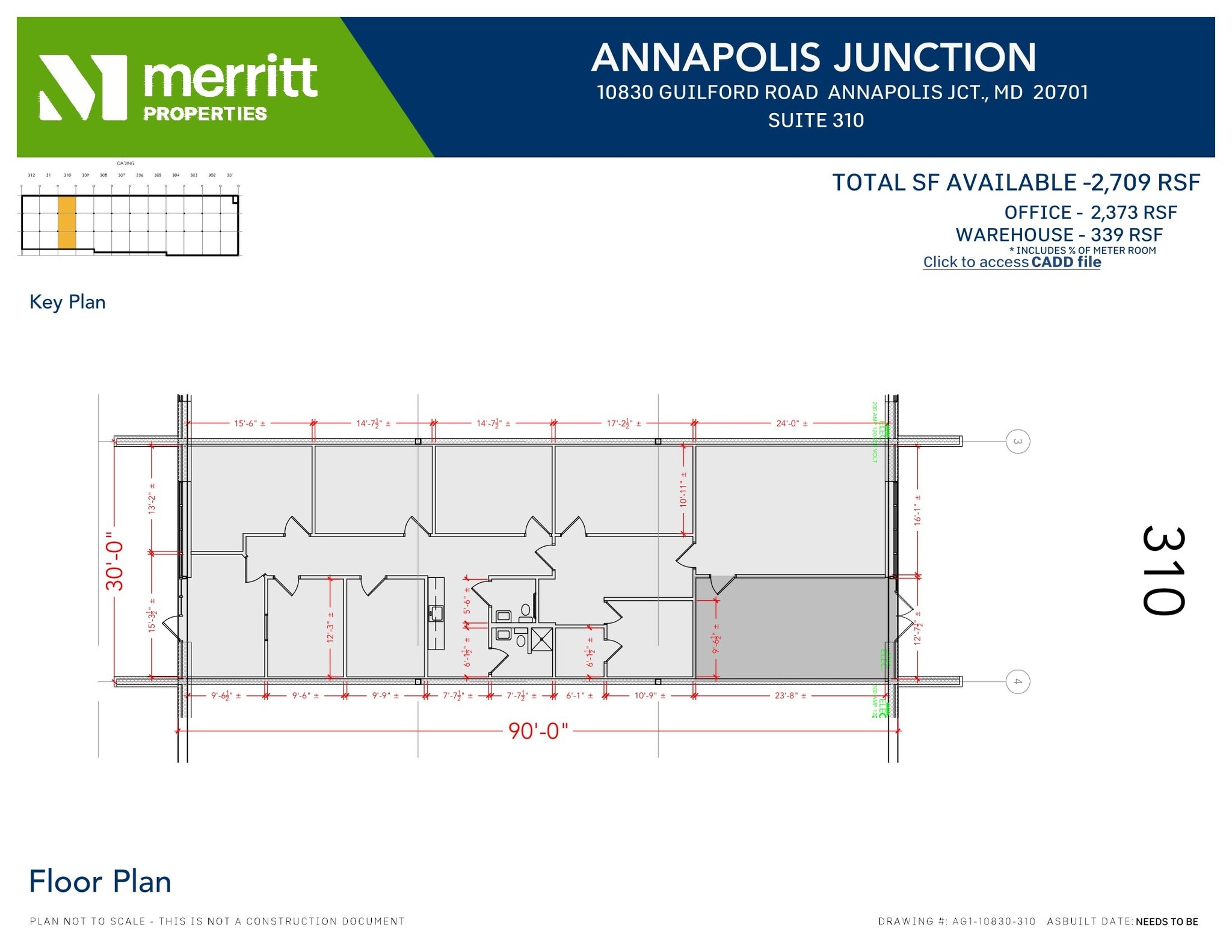 10840 Guilford Rd, Annapolis Junction, MD à louer Plan d’étage- Image 1 de 1