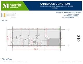 10840 Guilford Rd, Annapolis Junction, MD à louer Plan d’étage- Image 1 de 1