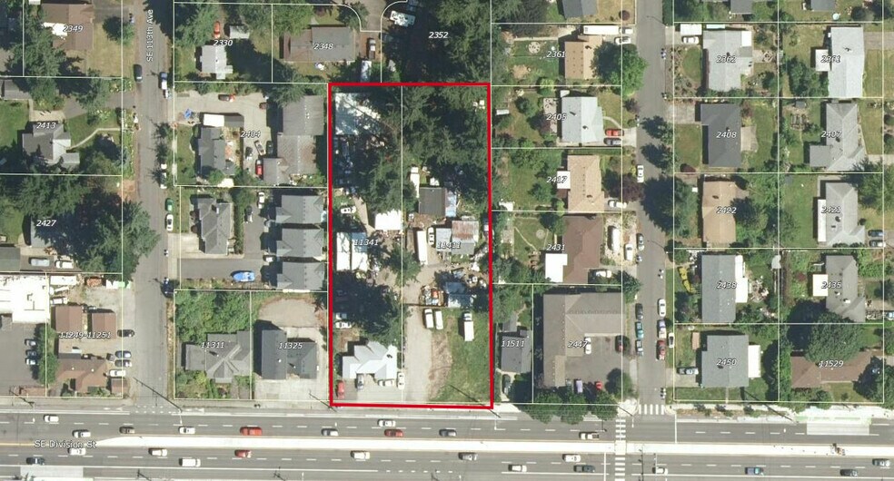 11341-11411 SE Division St, Portland, OR à vendre - Aérien - Image 2 de 2