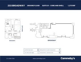 233 Broadway, New York, NY for lease Site Plan- Image 1 of 1