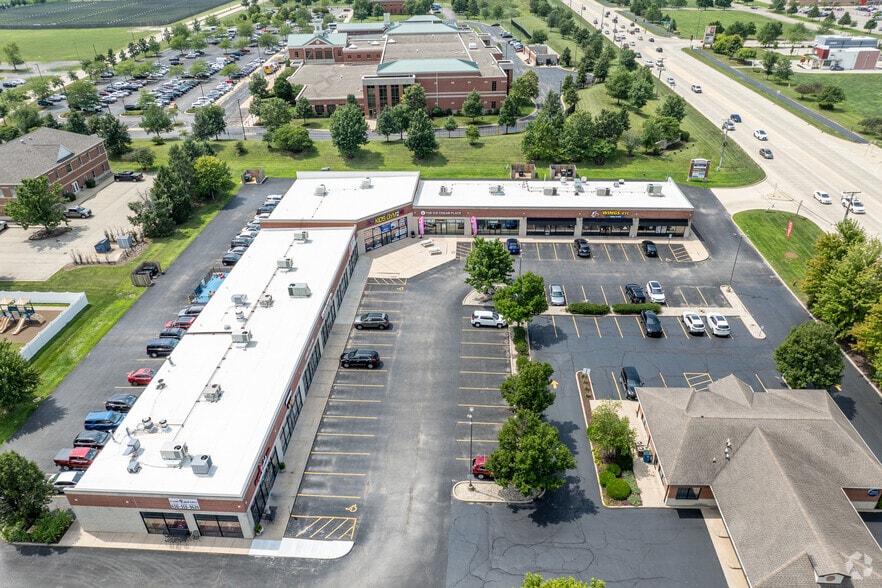 1411-1475 Veterans Pky, Yorkville, IL for lease - Aerial - Image 2 of 8