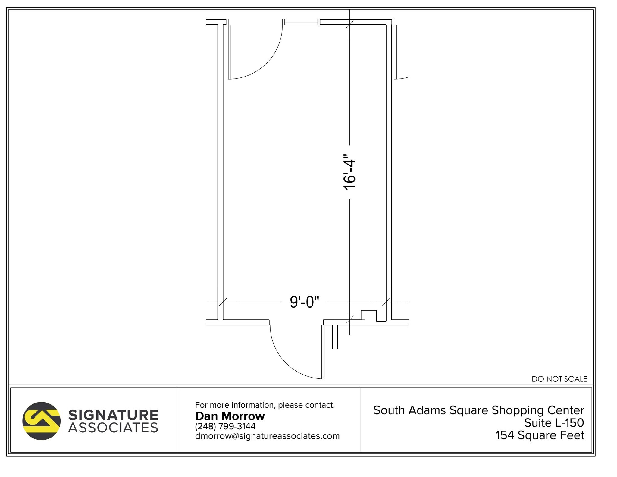 725 S Adams Rd, Birmingham, MI for lease Floor Plan- Image 1 of 1