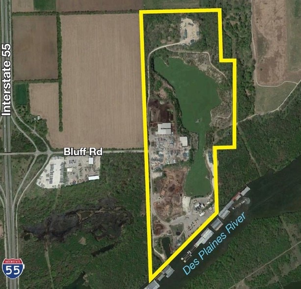 23551 W Bluff Rd, Channahon, IL for lease - Aerial - Image 2 of 6