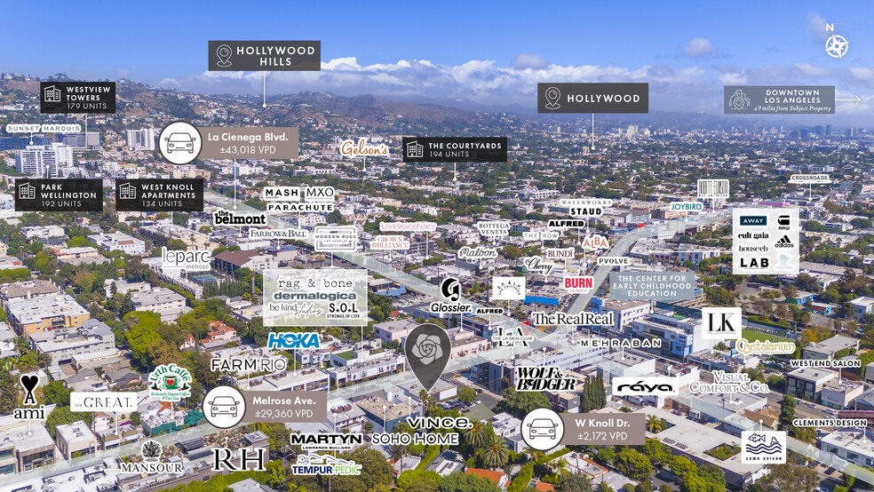 8532 Melrose Ave, Los Angeles, CA à vendre - Photo du bâtiment - Image 3 de 6