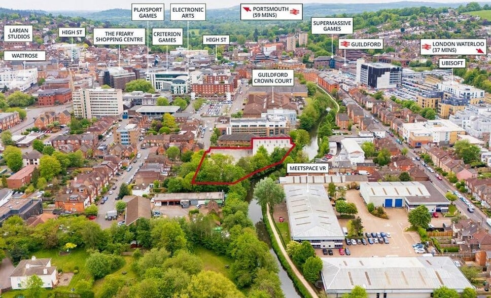 Leas Rd, Guildford for sale - Aerial - Image 3 of 7