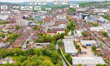 Leas Rd, Guildford, SRY - AÉRIEN  Vue de la carte