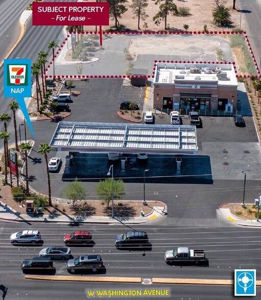 825 North Martin Luther King Boulevard, Las Vegas, NV for lease - Aerial - Image 2 of 4