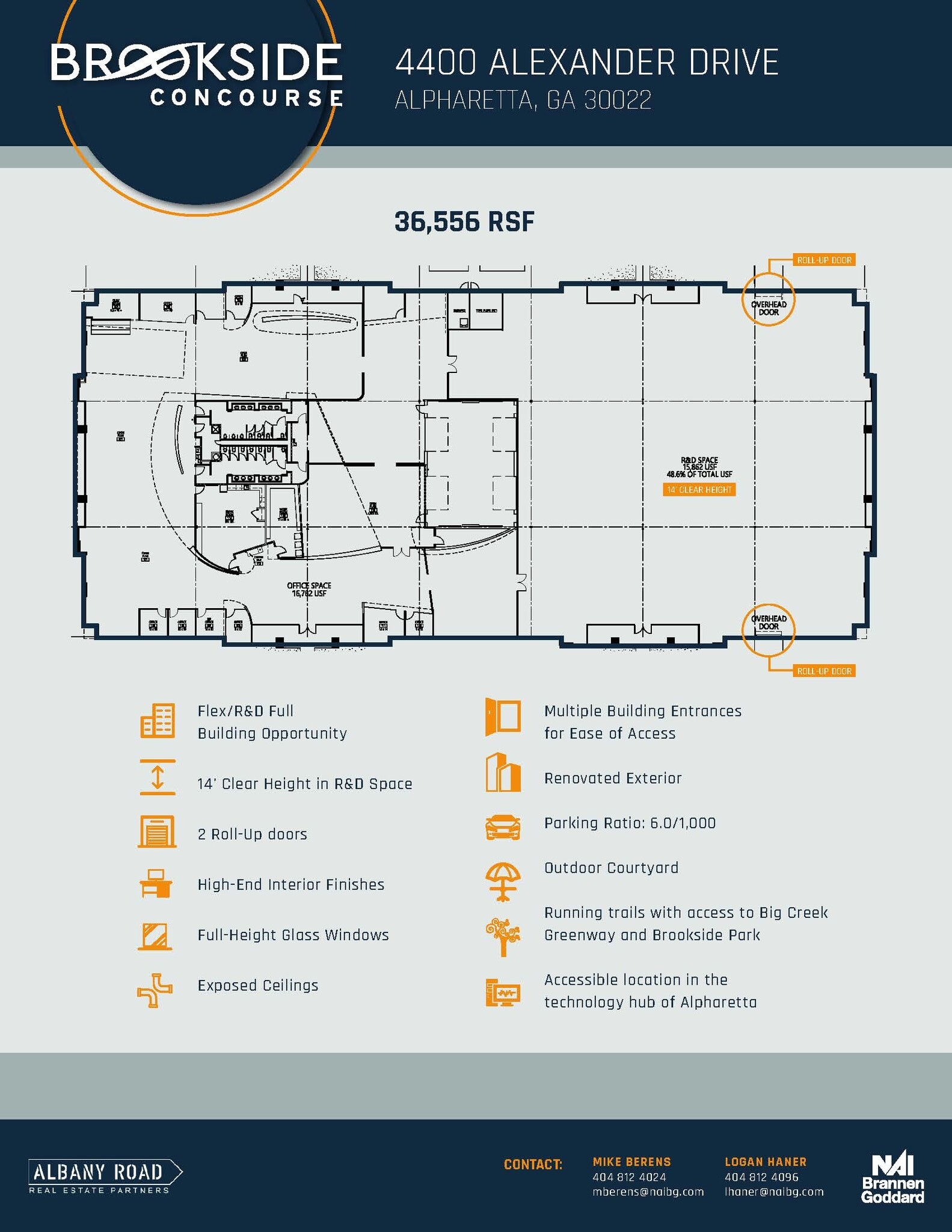 4300 Alexander Dr, Alpharetta, GA à louer Plan d’étage- Image 1 de 1