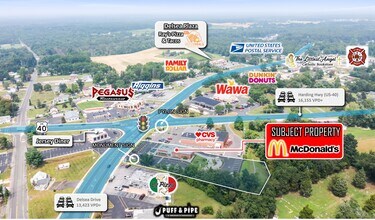 403 Delsea Dr, Malaga, NJ - AERIAL map view - Image1