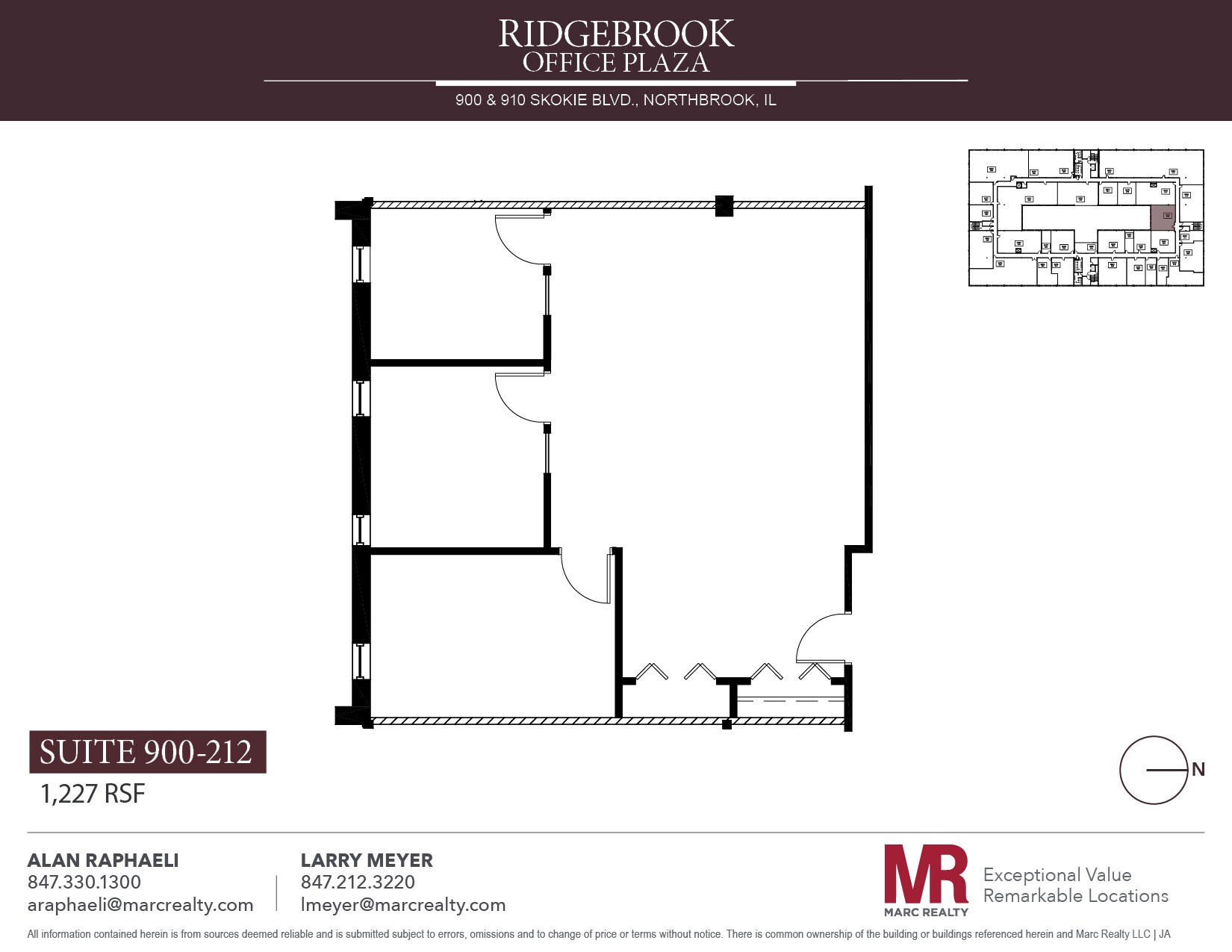 900 Skokie Blvd, Northbrook, IL for lease Floor Plan- Image 1 of 1