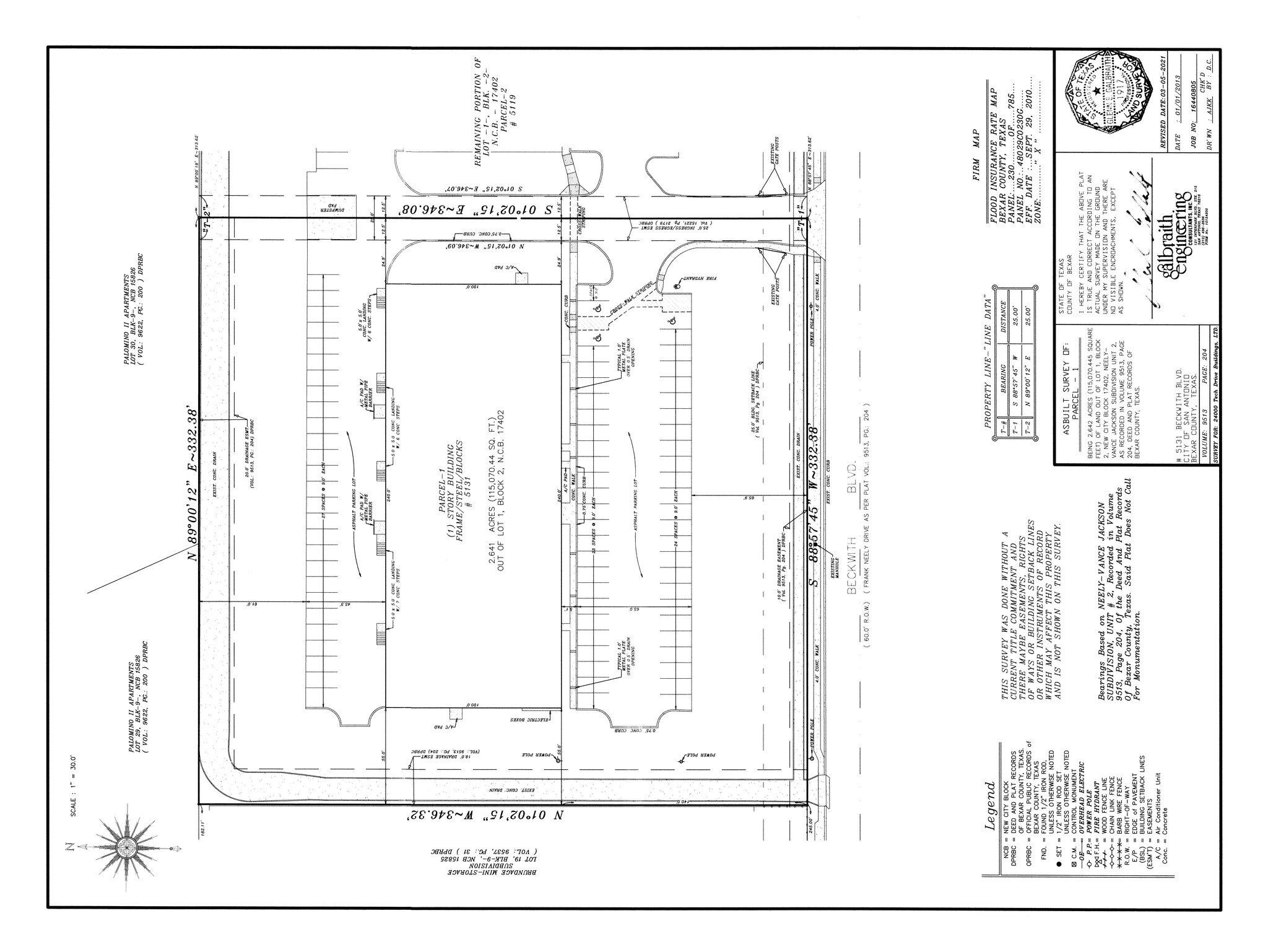 5131 Beckwith Blvd, San Antonio, TX à louer Plan de site- Image 1 de 11