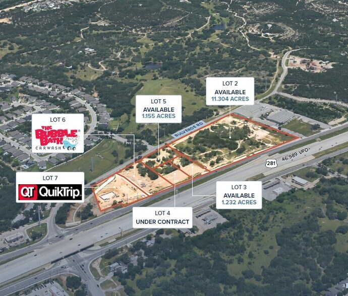 26950 Bulverde Rd, San Antonio, TX à vendre - Aérien - Image 2 de 4