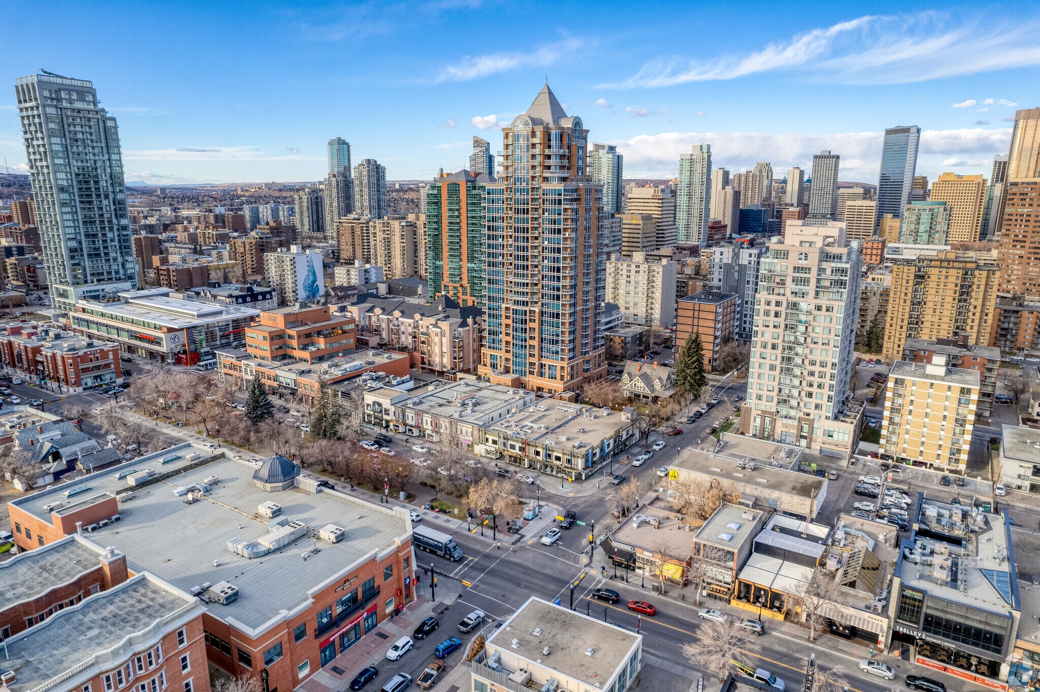 1575 7th St SW, Calgary, AB for lease Aerial- Image 1 of 2