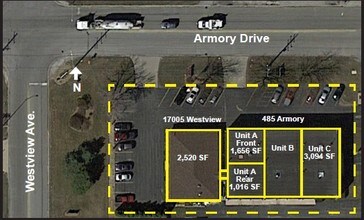 485 W Armory Dr, South Holland, IL - AERIAL  map view - Image1
