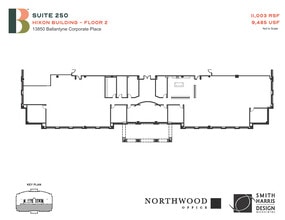 13850 Ballantyne Corporate Pl, Charlotte, NC à louer Plan d’étage- Image 1 de 1