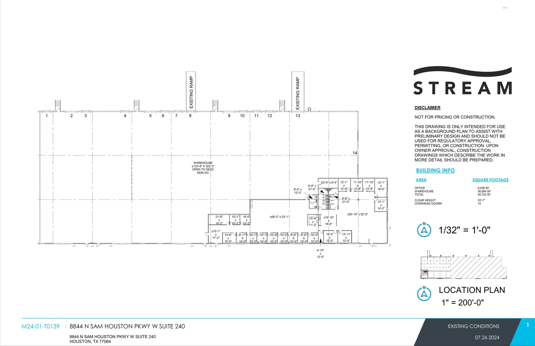 8844 N Sam Houston Pky W, Houston, TX for lease Site Plan- Image 1 of 1