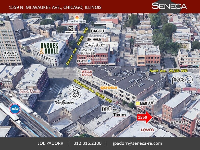1559 N Milwaukee Ave, Chicago, IL à vendre - Photo du bâtiment - Image 1 de 6