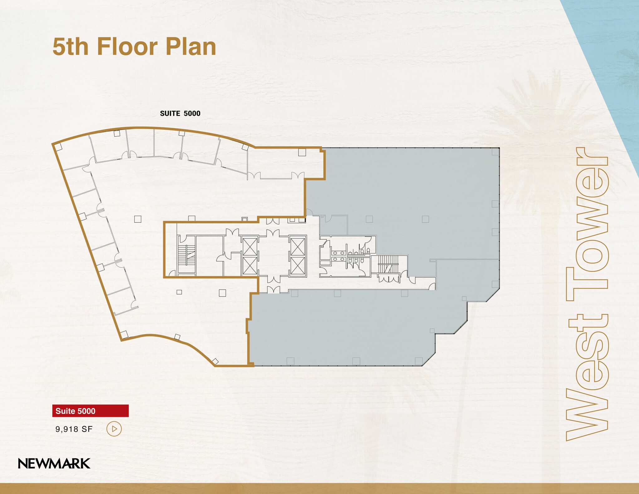 5000 Birch St, Newport Beach, CA à louer Plan d’étage- Image 1 de 1