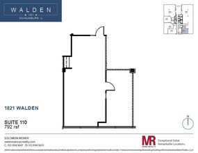 1821 Walden Office Sq, Schaumburg, IL for lease Floor Plan- Image 1 of 4