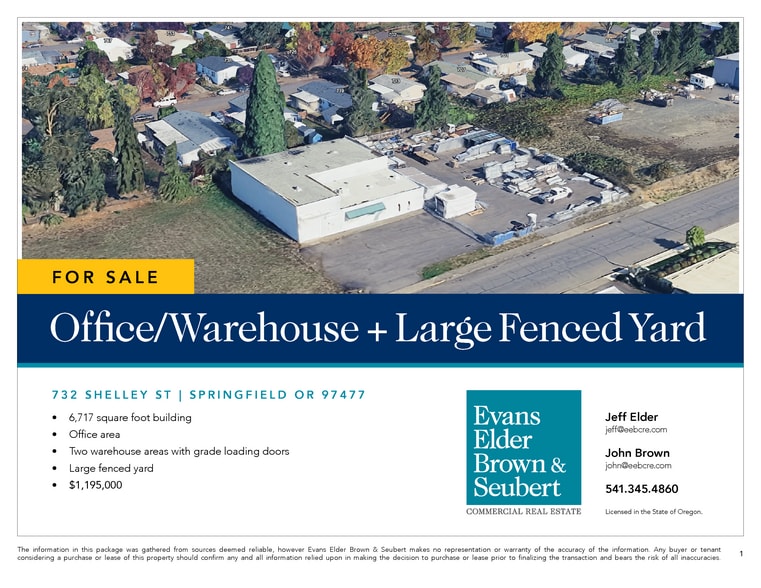 732 Shelley St, Springfield, OR for sale - Building Photo - Image 2 of 8