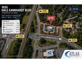 1035 Dale Earnhardt Blvd, Kannapolis, NC - Aérien Vue de la carte