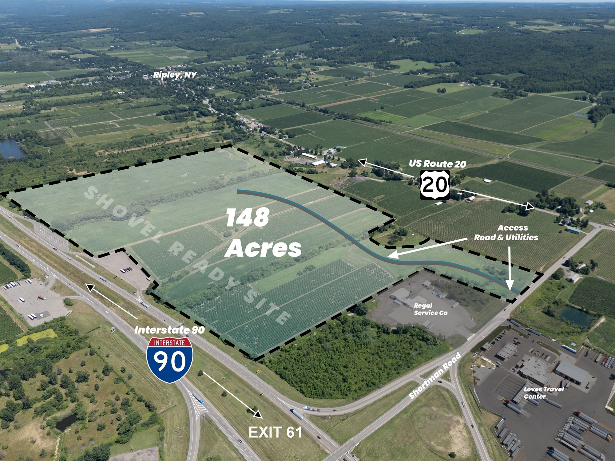 Shortman Rd, Ripley, NY à vendre Photo principale- Image 1 de 2