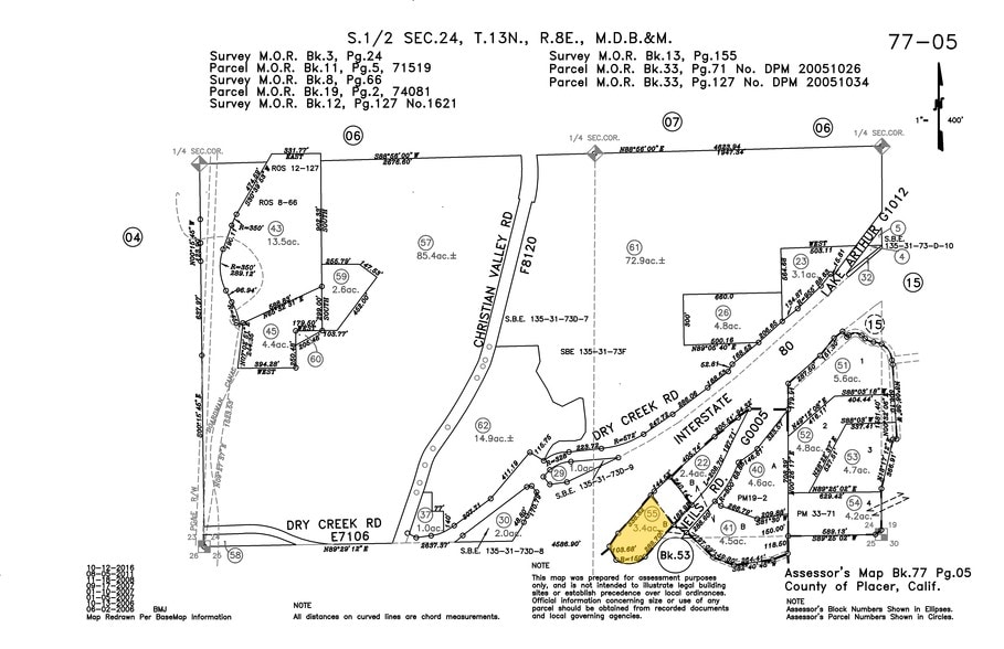 55 Neils Rd, Auburn, CA for sale - Plat Map - Image 2 of 4