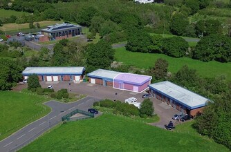 Parc Teifi, Cardigan, DYF - Aérien  Vue de la carte