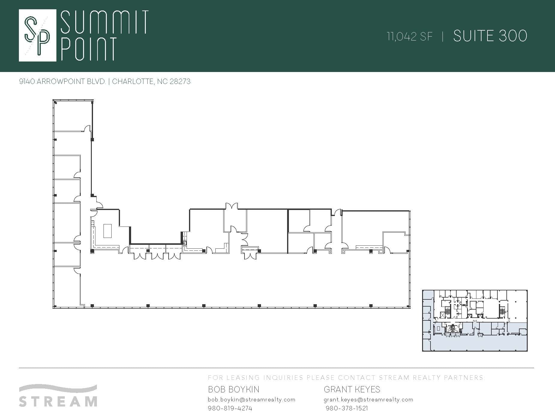 9140 Arrowpoint Blvd, Charlotte, NC for sale Floor Plan- Image 1 of 1