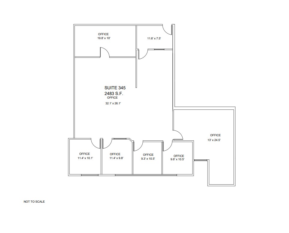1855 W Katella Ave, Orange, CA à louer Plan d’étage- Image 1 de 1