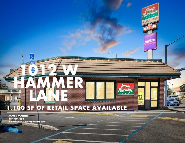 1010-1016 W Hammer Ln, Stockton, CA à louer - Photo du bâtiment - Image 3 de 4