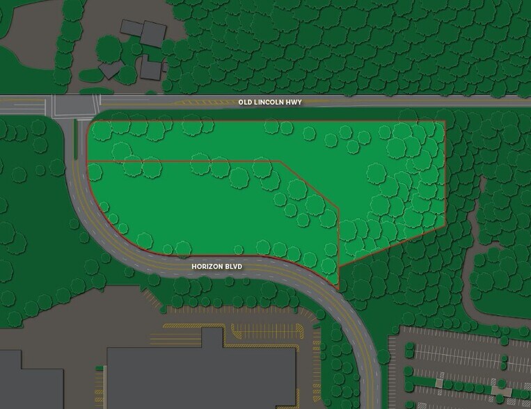 Intersection of Old Lincoln Hwy & Horizon Blvd, Bensalem, PA for sale - Building Photo - Image 3 of 4