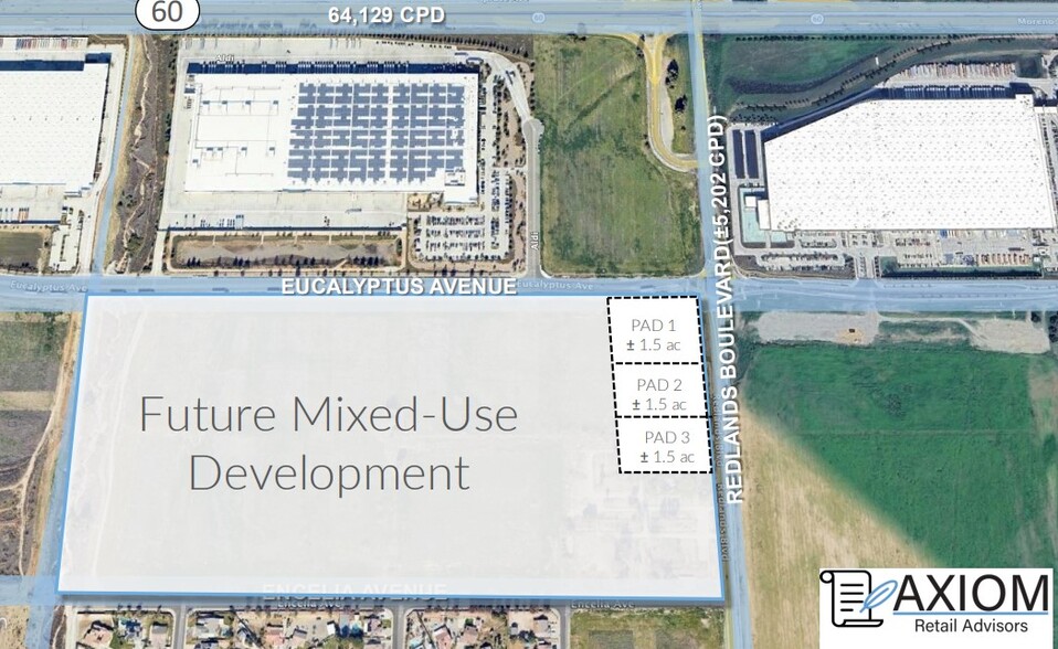 SWC of Redland Blvd & Eucalyptus Ave, Moreno Valley, CA for lease - Building Photo - Image 1 of 1