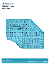 1593 Spring Hill Rd, Vienna, VA à louer Plan d  tage- Image 1 de 1