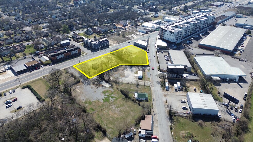 1018 Dickerson Pike, Nashville, TN à vendre - Aérien - Image 3 de 4