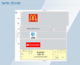 2166 White Plains Rd, Bronx, NY à louer Plan d  tage- Image 1 de 2