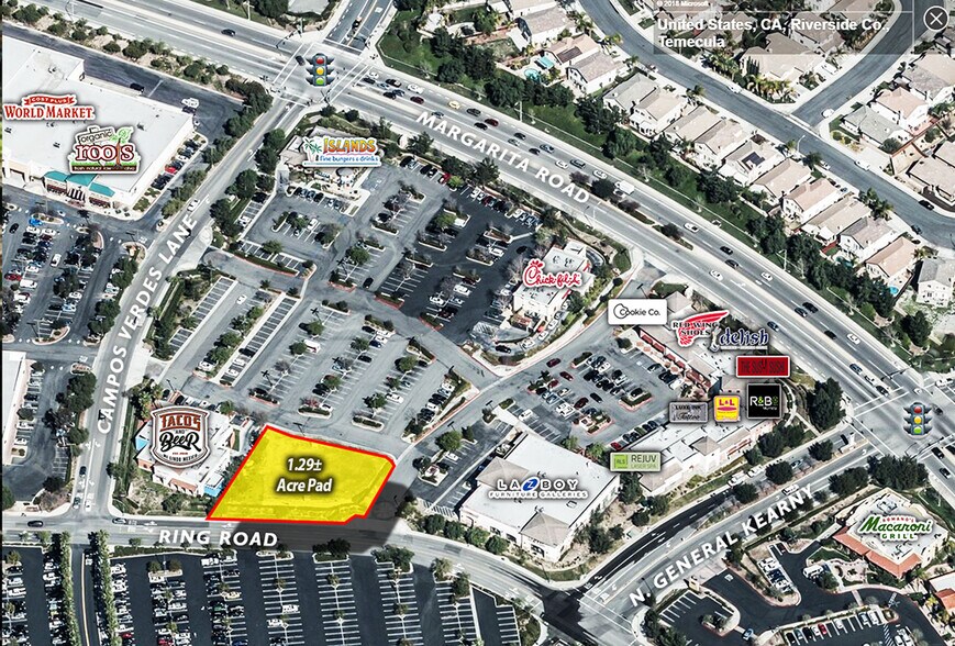 40905 Margarita Rd, Temecula, CA for lease - Aerial - Image 2 of 2