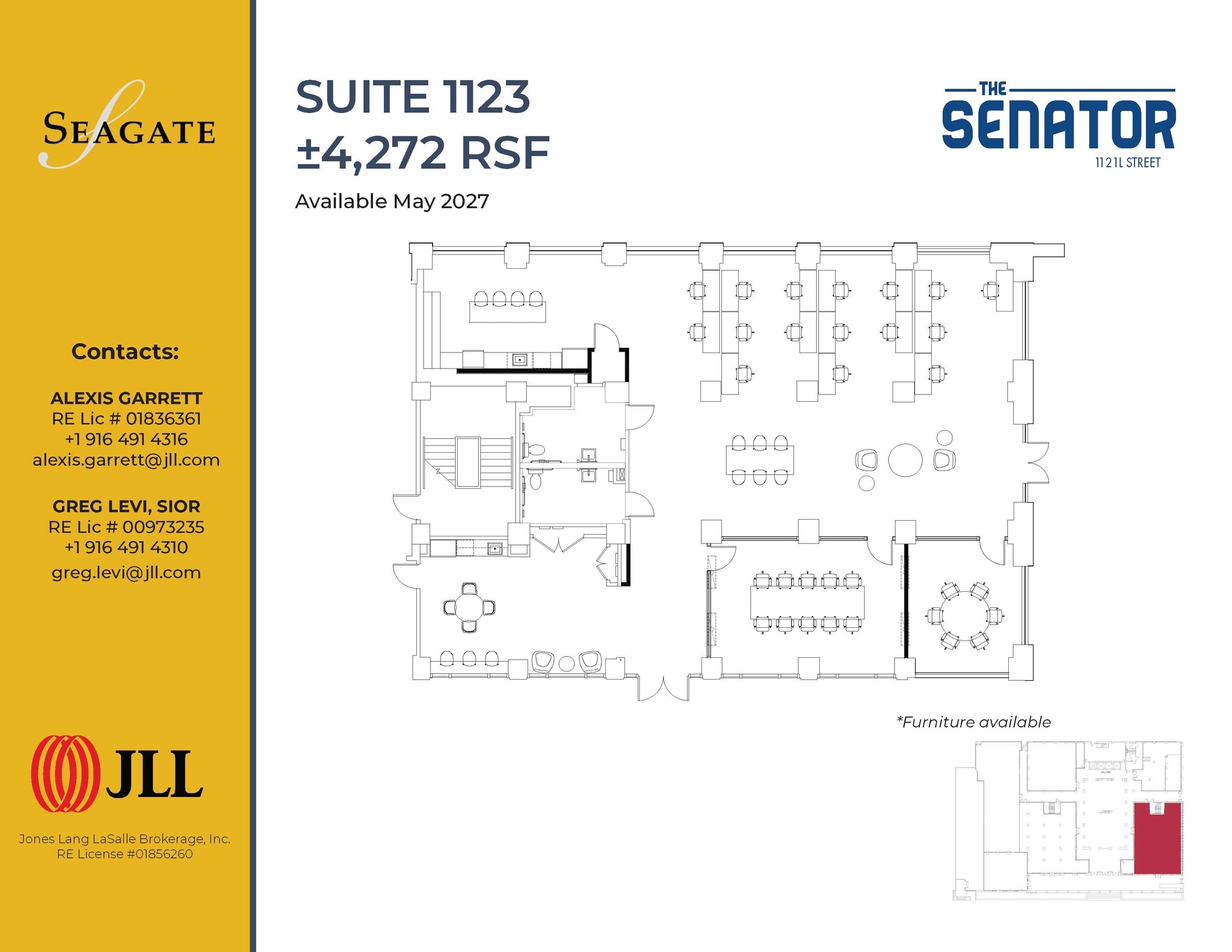 1121 L St, Sacramento, CA for lease Floor Plan- Image 1 of 1