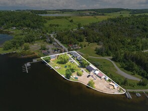 252 Dunnette Landing Rd, Roseneath, ON - Aérien Vue de la carte - Image1