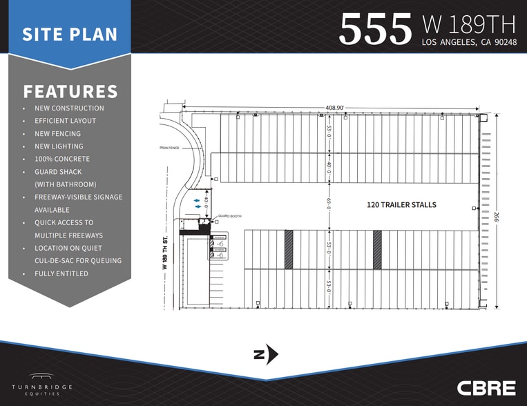 555 W 189th St, Los Angeles, CA for lease - Site Plan - Image 2 of 4